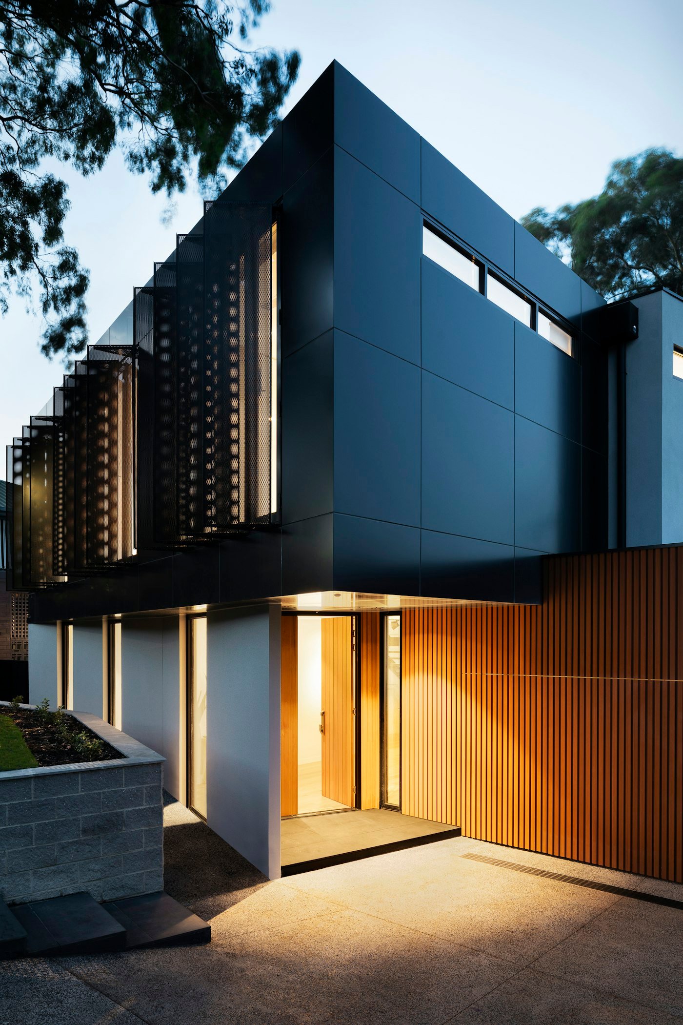 Concrete garage